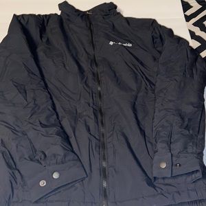 Columbia black medium weight coat size M